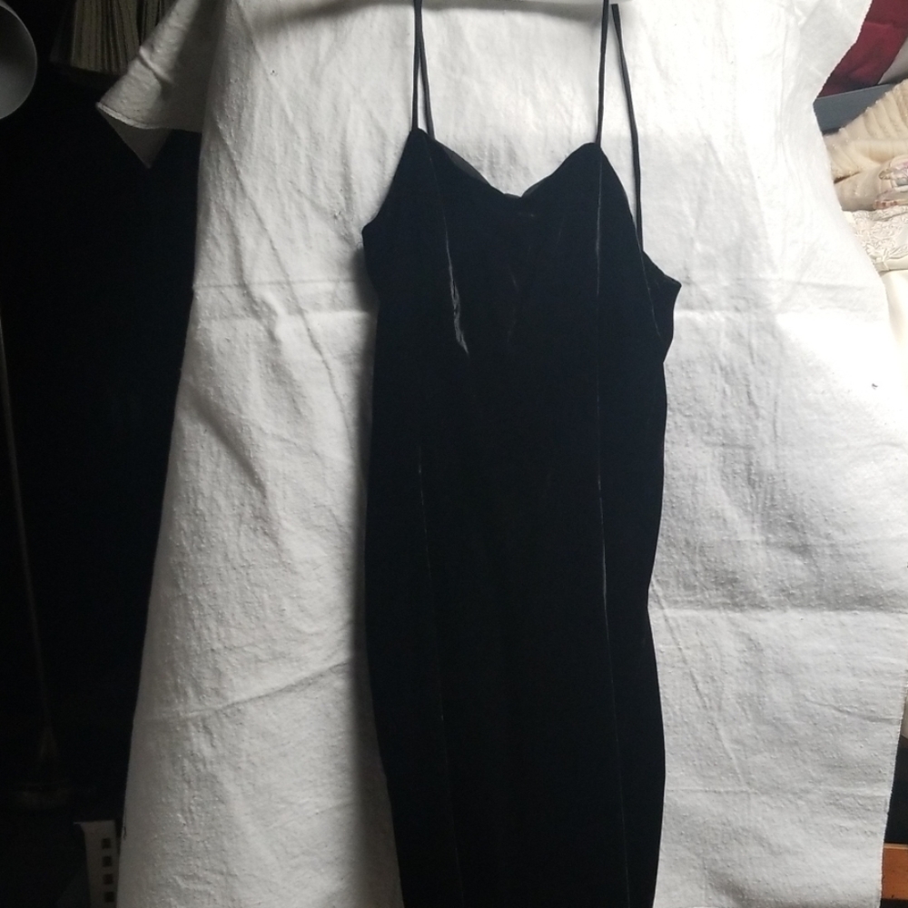 Spaghetti strap velvet